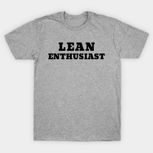 LEAN Enthusiast, LEAN SIX SIGMA T-Shirt